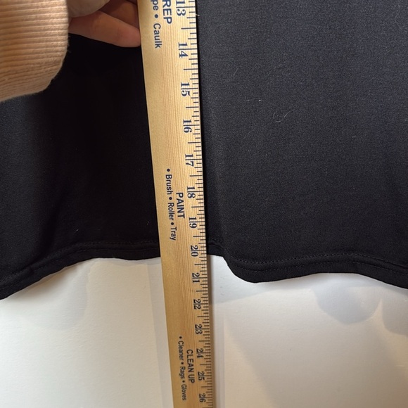 Women’s Black Criss Cross Back Detail Long Sleeve Shirt - Picture 4 of 5